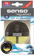 Dr. Marcus Senso Regulated auto luchtverfrisser Ocean - 10 ml tot 60 dagen geur - Geleidelijke geurverspreiding - Voor bevestiging aan het ventilatie rooster