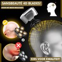 Sansbeauté 4D scheerkoppen voor een glad resultaat, zonder huidirritatie.