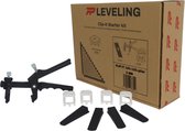 Clip-it Starter kit 2 mm - 125 clips + 125 keggen + 1 leveling tang - 6-12 mm tegel dikte - Tegel levelling systeem - PRO