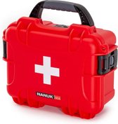 Nanuk 904 Case 904 empty – w/First Aid Logo - Red