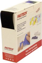 FASTECH® B50-SKL02999910 Klittenband Om vast te plakken Hotmelt Lusdeel (l x b) 10000 mm x 50 mm Zwart 10 m