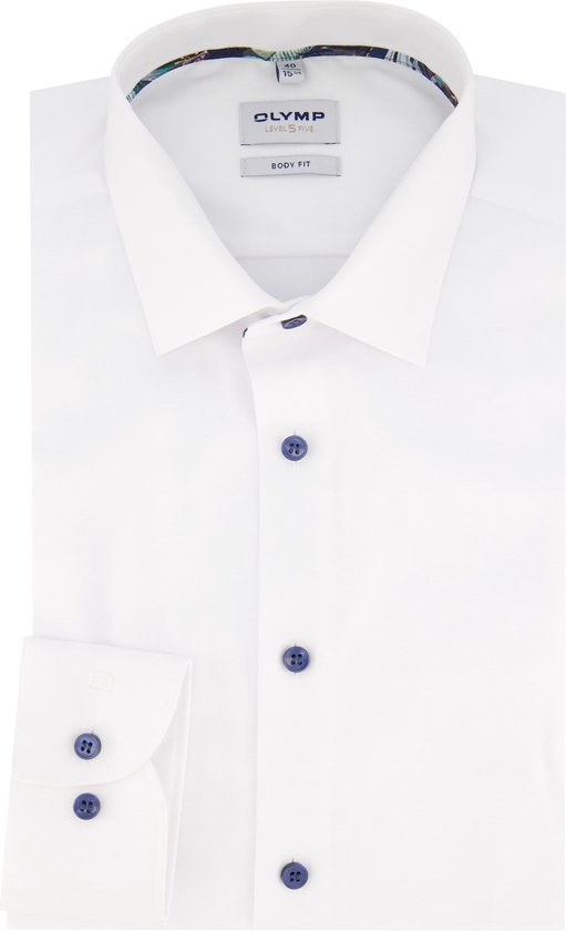 Olymp overhemd mouwlengte 7 wit