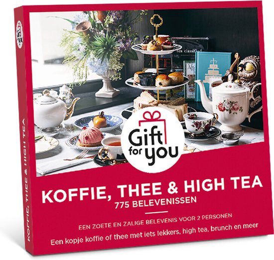 GiftForYou Cadeaubon - Koffie, Thee & High Tea cadeau geven