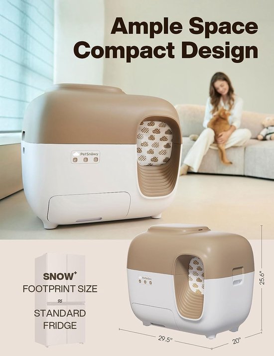 CATLINK Zelfreinigende Kattenbak – Binnenbekleding Met Antiaanbaklaag, Krasbestendig, Waterdicht En Afwasbaar – Compatibel Met Baymax En Baymax Lite