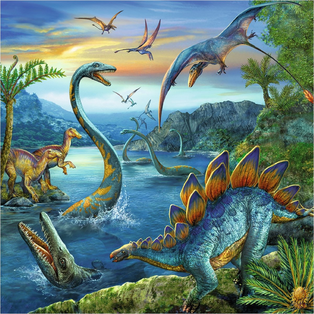 Ravensburger DinosauriÃ«rs - 3x49 stukjes - kinderpuzzel — afbeelding 5