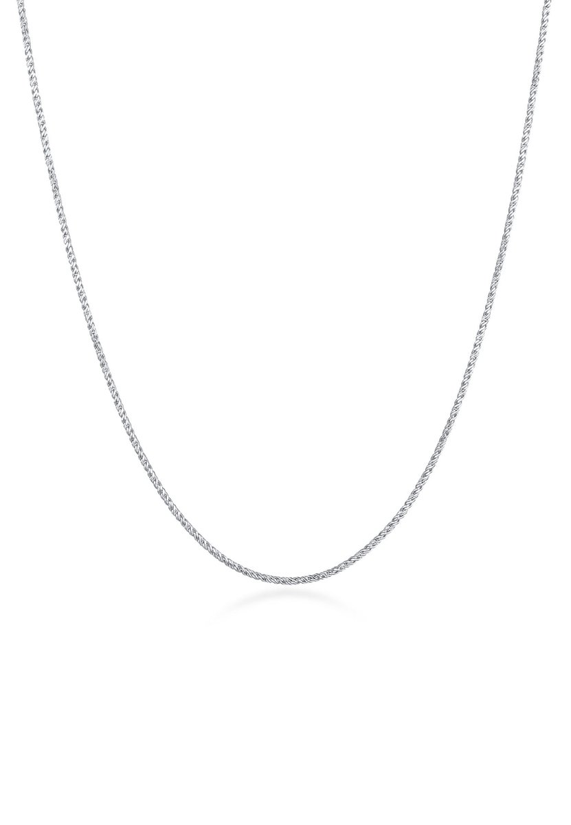 KUZZOI - Halsketting - Heren Koord Ketting Basic Gedraaid Fijn Trend in 925 Sterling Zilver - Heren