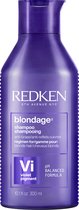 Redken Blondage Shampoo - Zilvershampoo voor het neutraliseren van ongewenste tinten - 300 ml