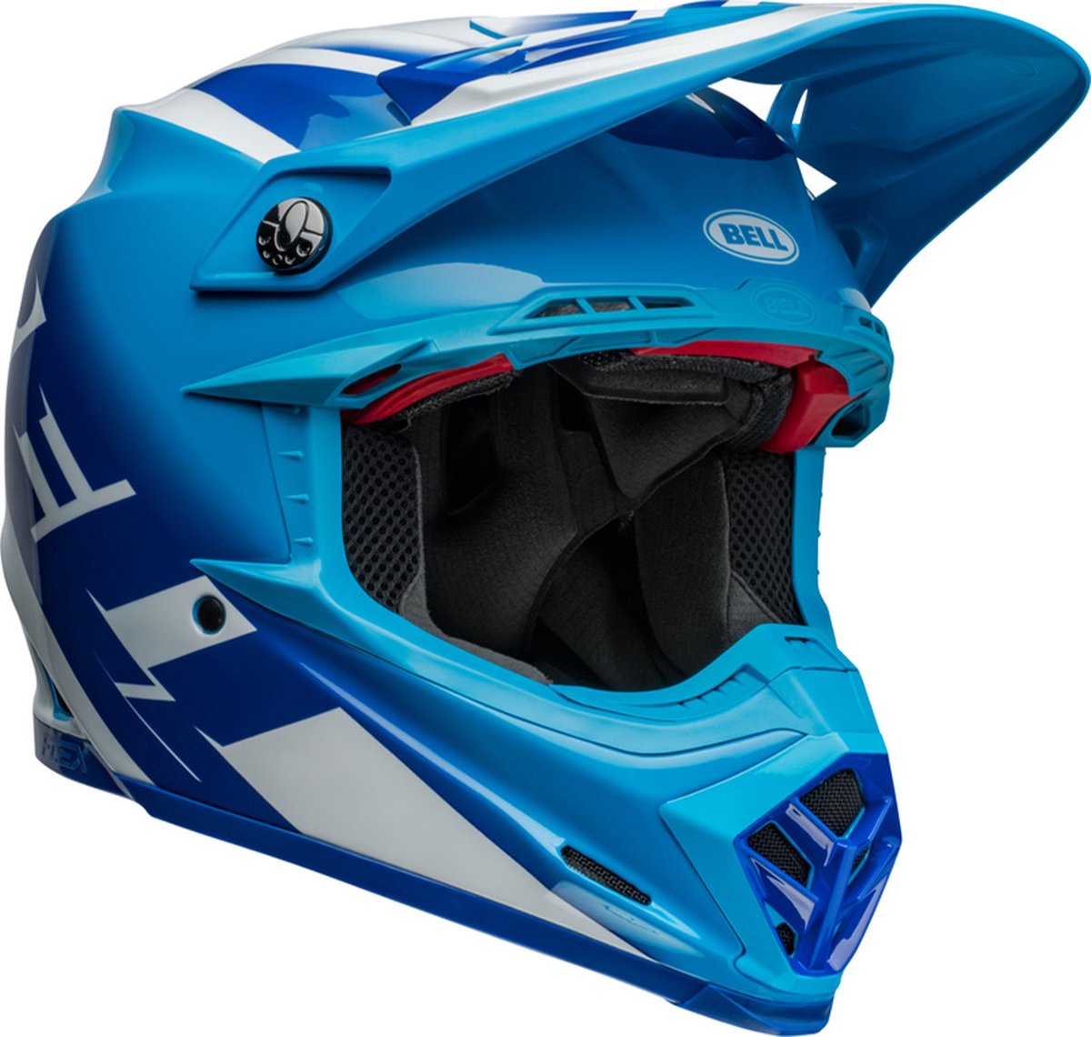 Bell Moto9S Flex Rail Blu S - Maat S - Helm