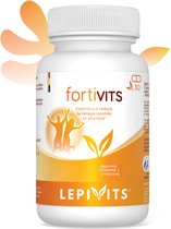 Fortivits | 30 plantaardige capsules | Ondersteunt mentale en fysieke capaciteiten in geval van vermoeidheid |Gemaakt in België | LEPIVITS