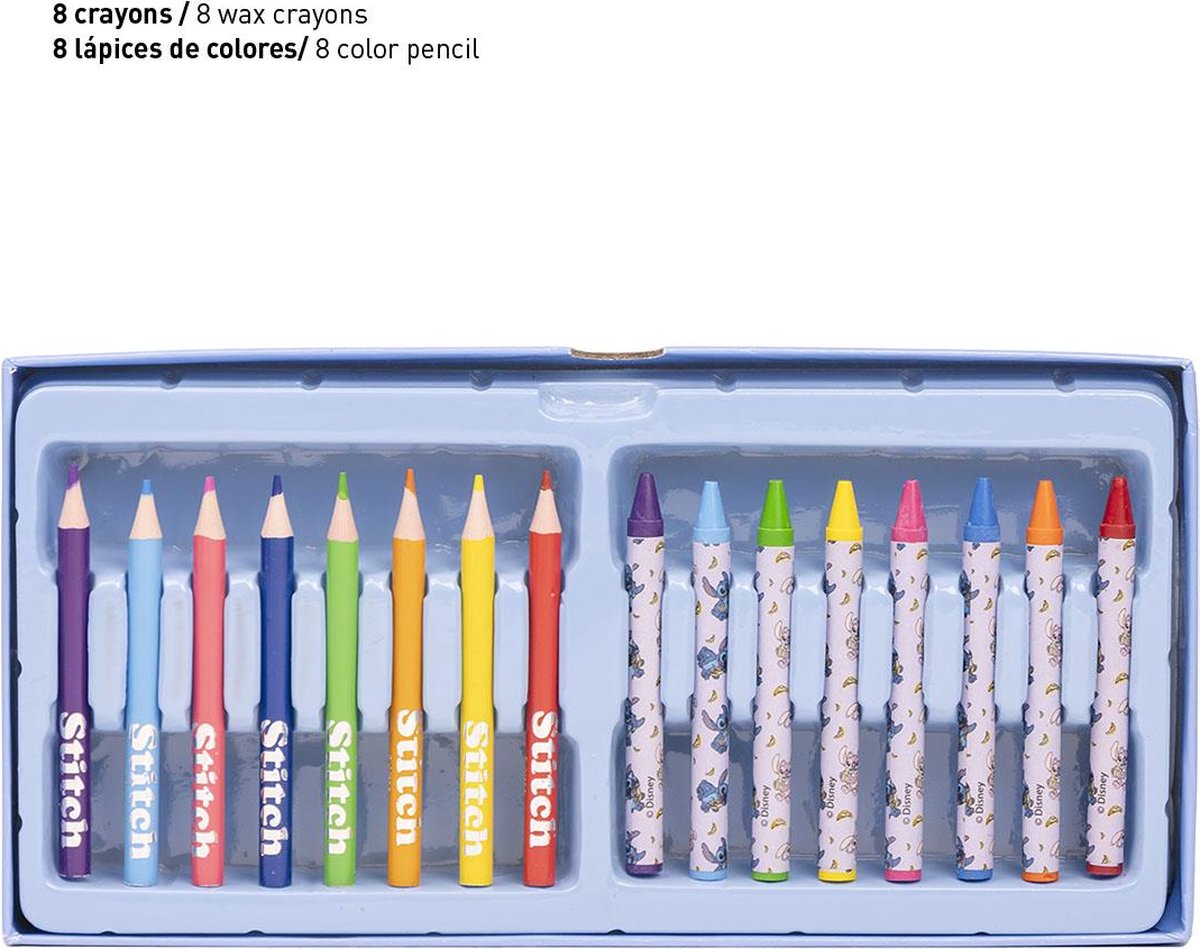 Valisette de coloriage avec tiroirs Lilo & Stitch NICKELODEON : l