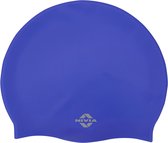 Nivia Classic Silicone Swimming Cap Voor Volwassenen (Royal Blue)