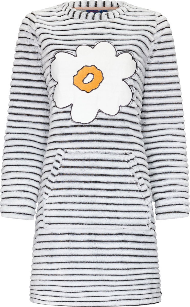 Fleece loungedress bloem Rosanna