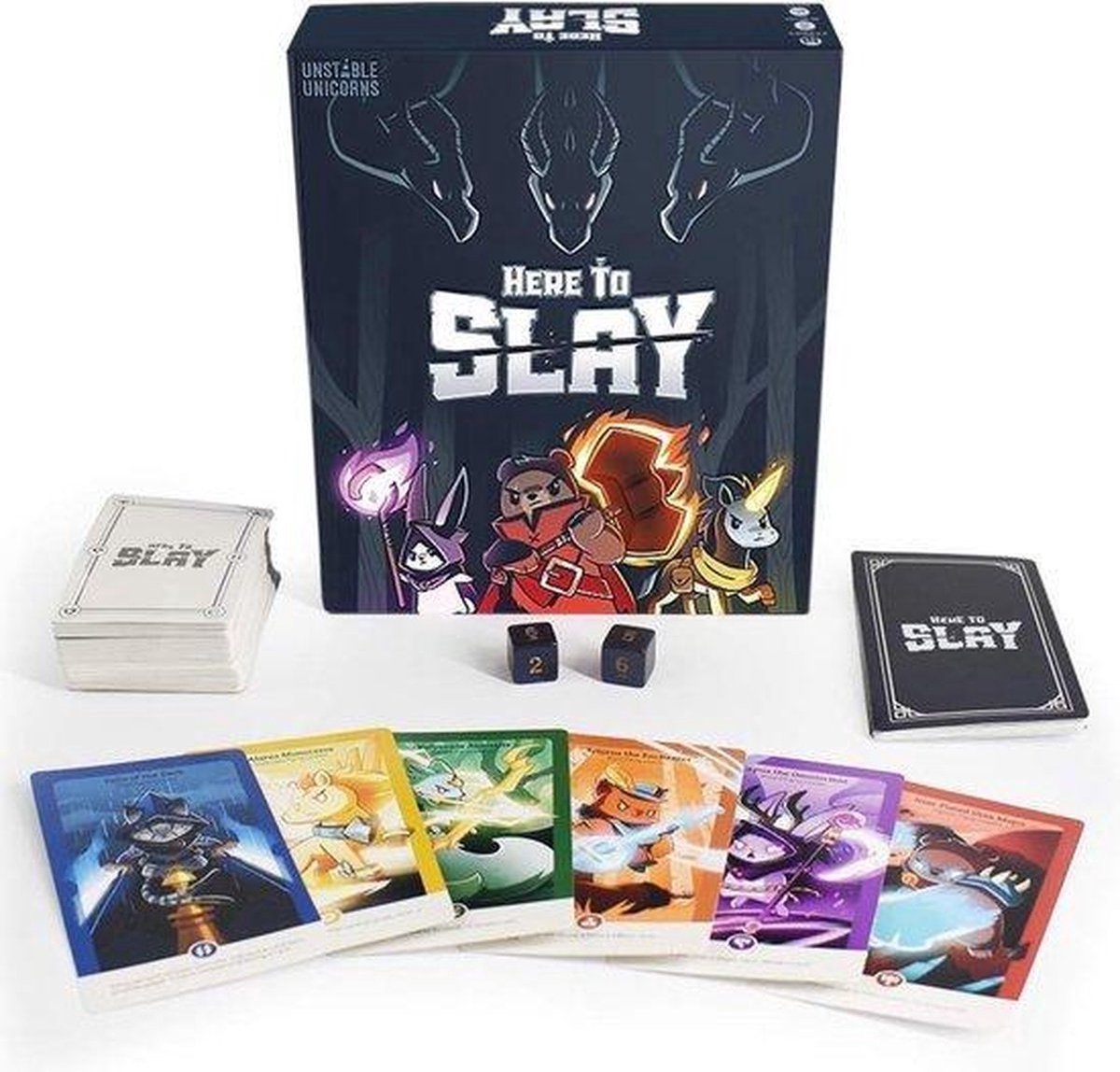 TeeTurtle | Here To Slay: Here To Sleigh | Expansión | Juego de Cartas | A Partir de 10 Años | De 2 a 4 Jugadores | 30-60 Minutos por Partida | Español