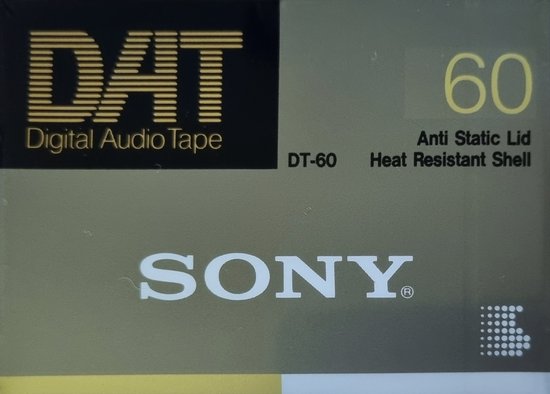 Sony DAT 60 Digital Audio Tape DT-60 | bol