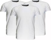 Fruit Of The Loom Blanco Katoenen T-Shirts 3 stuks pakket Wit