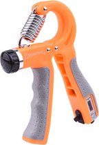 T.R. Goods - Hand Grip R Instelbare Handgripper - 5 tot 60 kg - Handtrainer - Onderarm trainer - Buigveer – Grip Trainer - Vinger - Hand spier - Fitness - Handknijper - Oranje