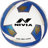 Nivia DOM04 Pro Ultra Professional Football (Blue, Size-5) Material-PU/TPU | Youth & Adult | Soccer Ball | All surface | Machine Stitched | Ideal For: Training/Match