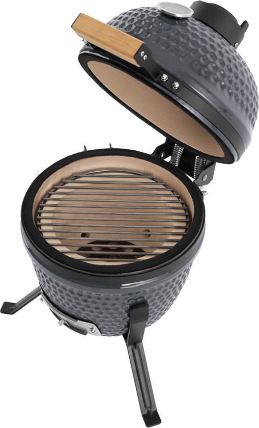Landmann Kamado BBQ - Houtskool barbecue - 27 cm - Grijs van Landmann — afbeelding 5
