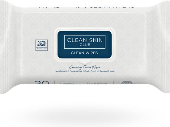 Lingettes pour le visage Clean Skin Club XL Premium | 40 % plus grandes que  les... | bol