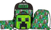 Minecraft - Mobs - Sac à dos - Garçons - Hauteur 41cm - 5 pièces