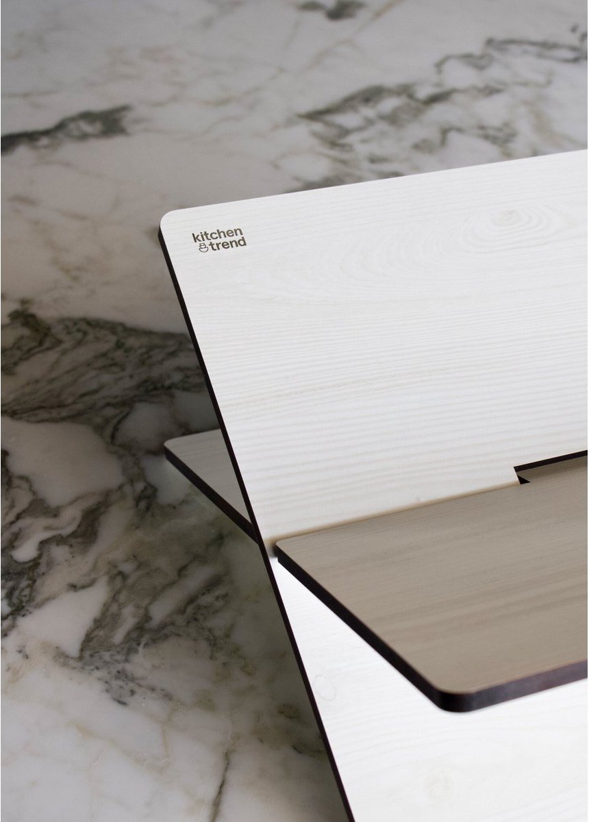 Kitchen Trend boeken standaard - wit - kookboekstandaard