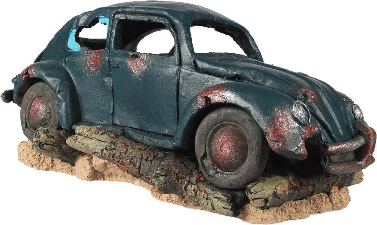 Aqua Della - Aquariumdecoratie - Vissen - Gezonken Beatle 34,5x16,9x13,5cm - 1st