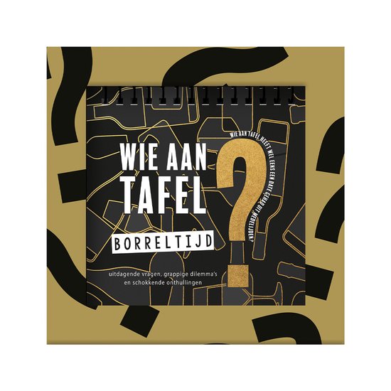 Wie aan tafel? Borreltijd - cover