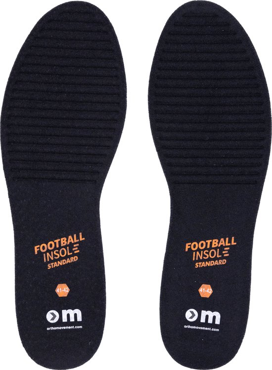 OrthoMovement Standard Football insole - Voetbal inlegzolen - Inlegzool voor voetbalschoenen - maat 45/46