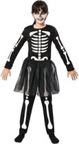 Skelet pak Gif skelet in tutu (139-155cm) - Carnavalspak - Halloween kostuum-