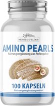 Amino Pearls (parelpoeder + ginseng) - 100 capsules - Herbes D' elixir - 20 vitale aminozuren