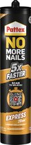 Pattex No More Nails Express 390 g Bouwkit | Snel drogend & geschikt voor Alle Materialen, Omstandigheden en Oppervlakken | Bestand tegen UV-stralen.