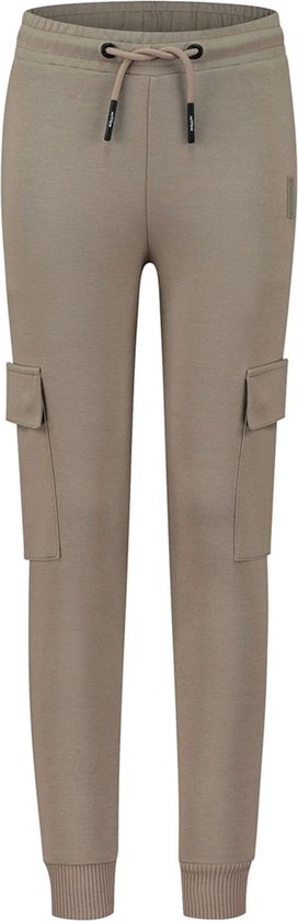 Ballin Amsterdam - Jongens Regular fit Pants Sweat - Taupe - Maat 10