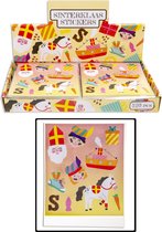 12 VELLEN Sinterklaas Stickers - 120 Stickers - Sint & Piet - Uitdeelcadeaus - Traktatie voor Kinderen - Stickers voor Kinderen