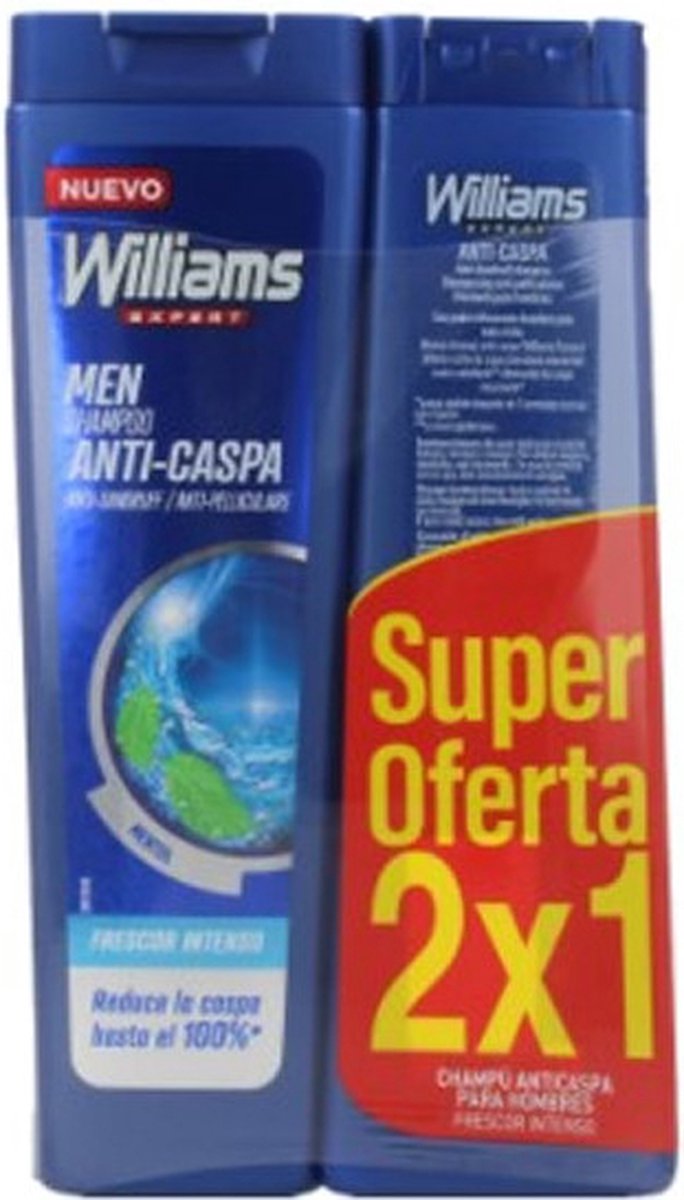 Anti-Roos Shampoo Mentol Williams (2 uds)