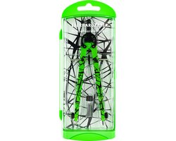 Eberhard Faber snelverstelpasser - zwart/neon groen - met potloodstiftjes - EF-571703