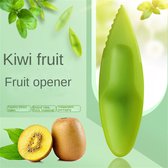 Kiwi Snijder I Kiwi Lepel I Kiwi Mes I Fruitmes I Meloenschep I Kunststof I Groen