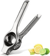 Citroenpers RVS - Citrus Squeezer - Limoenpers - Handcitruspers - Citrusknijper - Handpers - Fruitpers - IXEN