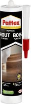 Pattex Hout & Plinten Montagekit 380 g | Speciaal ontworpen voor Hout & Plinten | Sterke Hechting en Duurzaamheid | Gemakkelijk aan te Brengen en Te Gebruiken.