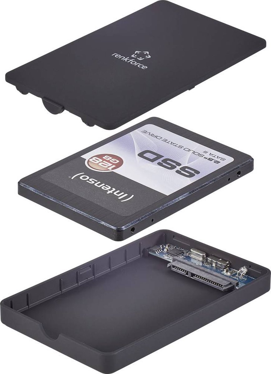Renkforce Rf-4505754 Sata-Hdd-Behuizing 2.5 Inch Usb-A 3.2 Gen 1 - afbeelding 2