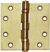 Deurscharnier RVS 201 - zwart - 102 x 102 x 3 mm - ronde hoeken kopen? - Meubelbeslag Online