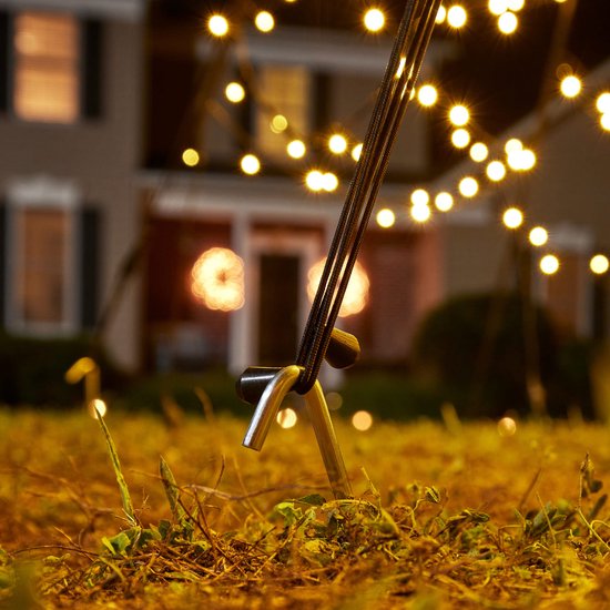 Fairybell LED Kerstboom voor buiten inclusief mast - 2 meter - 300 LEDs - Warm wit - Fairybell