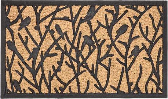 Paillasson en caoutchouc 75 cm x 45 cm - tapis extérieur de luxe | bol