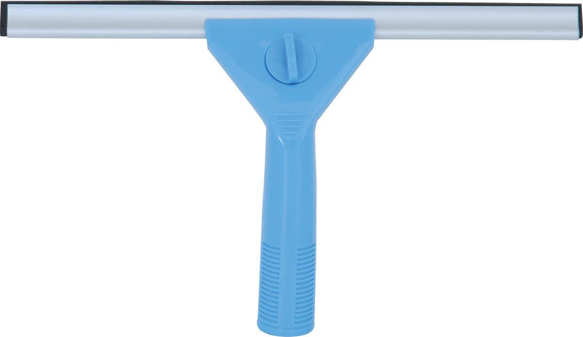 Goedkoopste MSV Raamwisser/raamtrekker - kunststof handvat - blauw - 40 cm breed - douche wisser