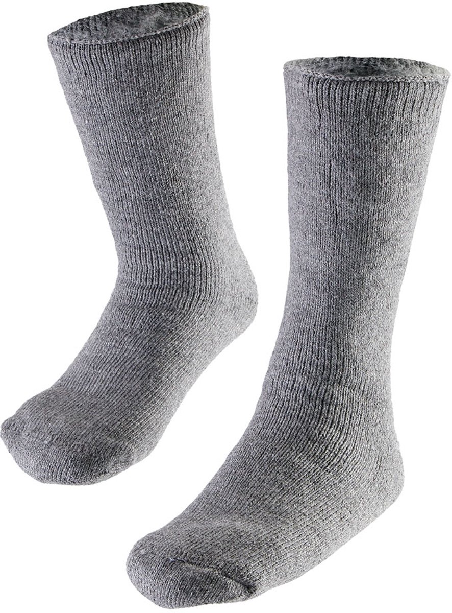 Heatkeeper - Thermo sokken heren - 4-Paar - 41/46 - Medium Grijs - Thermosokken - Thermosokken heren 43 46