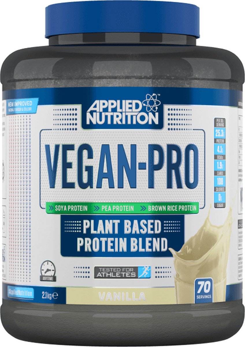 Vegan-Pro (Chocolate - 2100 gram) - APPLIED NUTRITION - Whey Protein - Eiwitpoeder - Eiwitshake - Sportvoeding