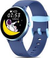 Smartwatch Kinderen - Activity Tracker - Muziek - Waterdicht - Blauw