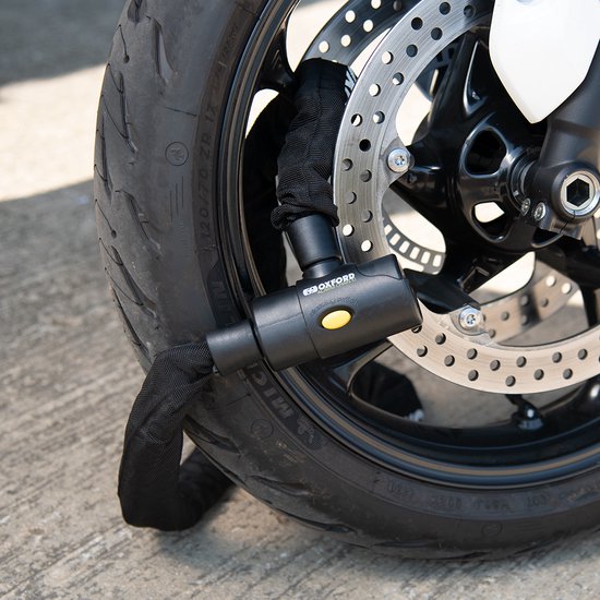 Fatbike - Fiets - Scooter - E-bike Kettingslot 2 Meter met Alarm - Zeer sterk Kettingslot met alarm - Kettingslot van gehard staal met alarm ! van Fourward. — afbeelding 4