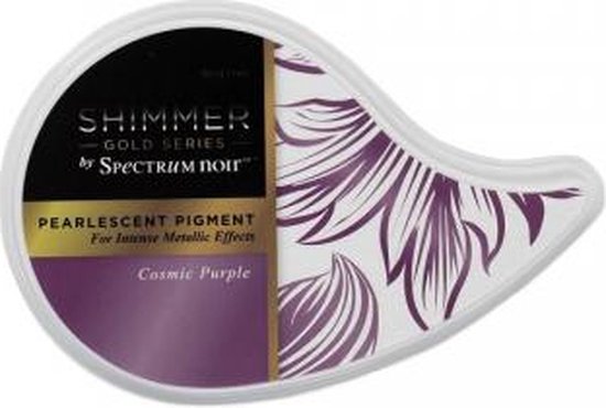 Foto: Spectrum noir inktkussen gold shimmer cosmic purple