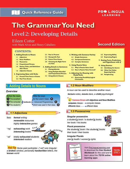 The Grammar You Need- Developing Details - cover