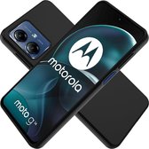 Casemania Hoesje Geschikt voor Motorola Moto G14 Zwart - Siliconen Back Cover